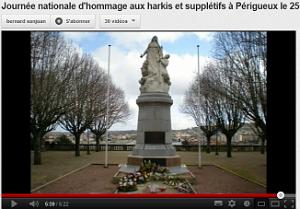 VIDEO 2012 09 25 PERIGUEUX HOMMAGE AUX HARKIS